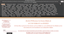 Desktop Screenshot of estates-pfeifen.de